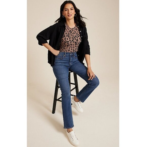 Maurices High Rise Sculpt Straight Jean - 14 Regular - Picture 3 of 9